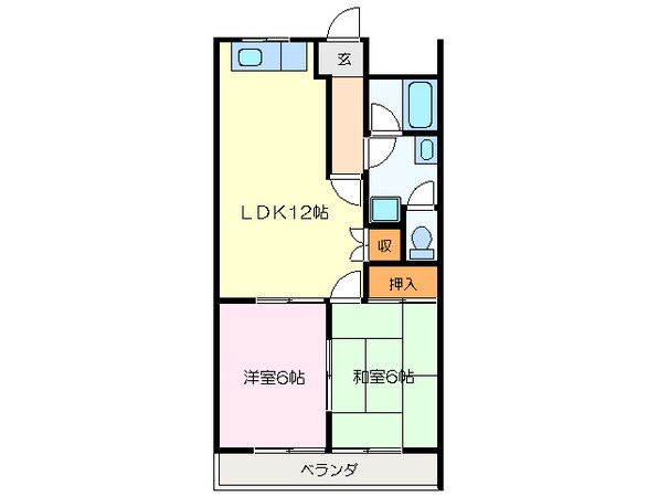 マンションルイール　21の物件間取画像